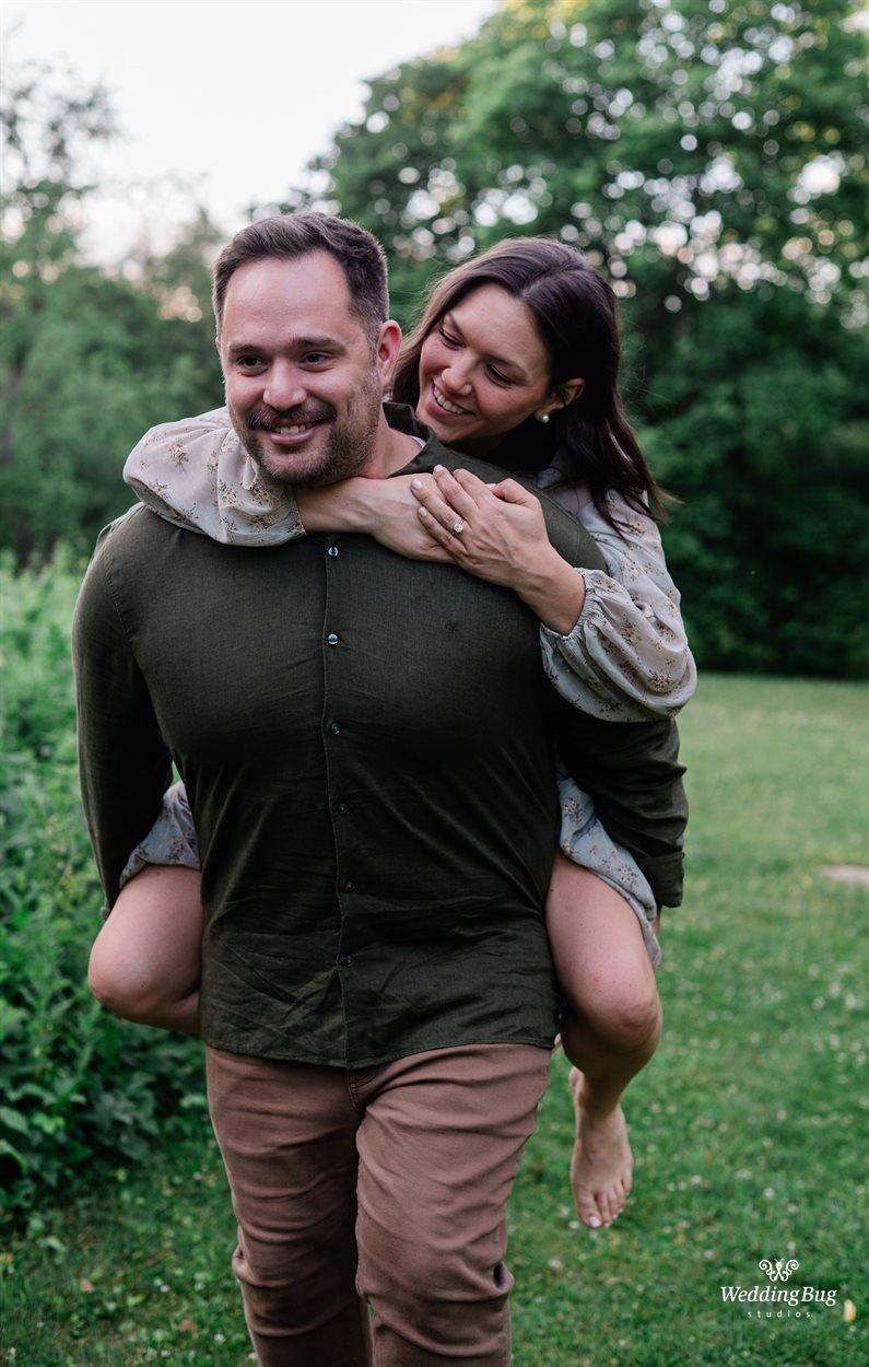 Ethan and Lauryn, engagement photo
