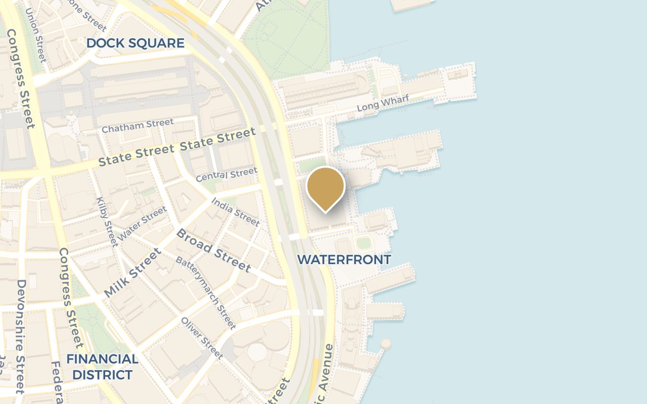 Map of the Harbor Garage location